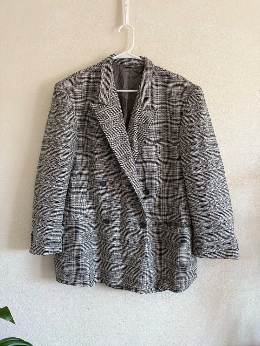 Orsini Uomo Made in Italy Plaid Blazer Jacket